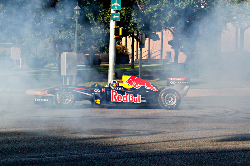 Illustration for article titled Red Bull Austin F1 David Coulthard Texas